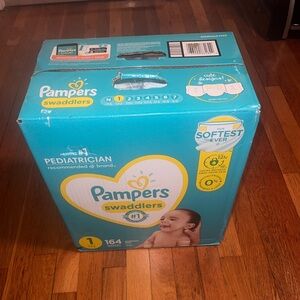 Pampers Swaddlers Diapers Size 1